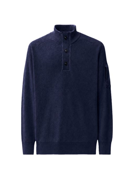 HALF BUTTON SWEATER